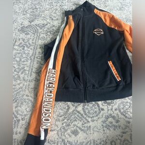 harley davidson zip up jacket